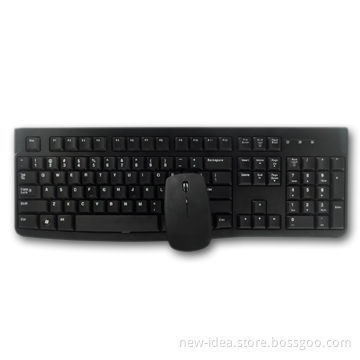 2.4G Wireless Keyboard/Mouse Combo, Good Hand-feeling and Exquisite Design